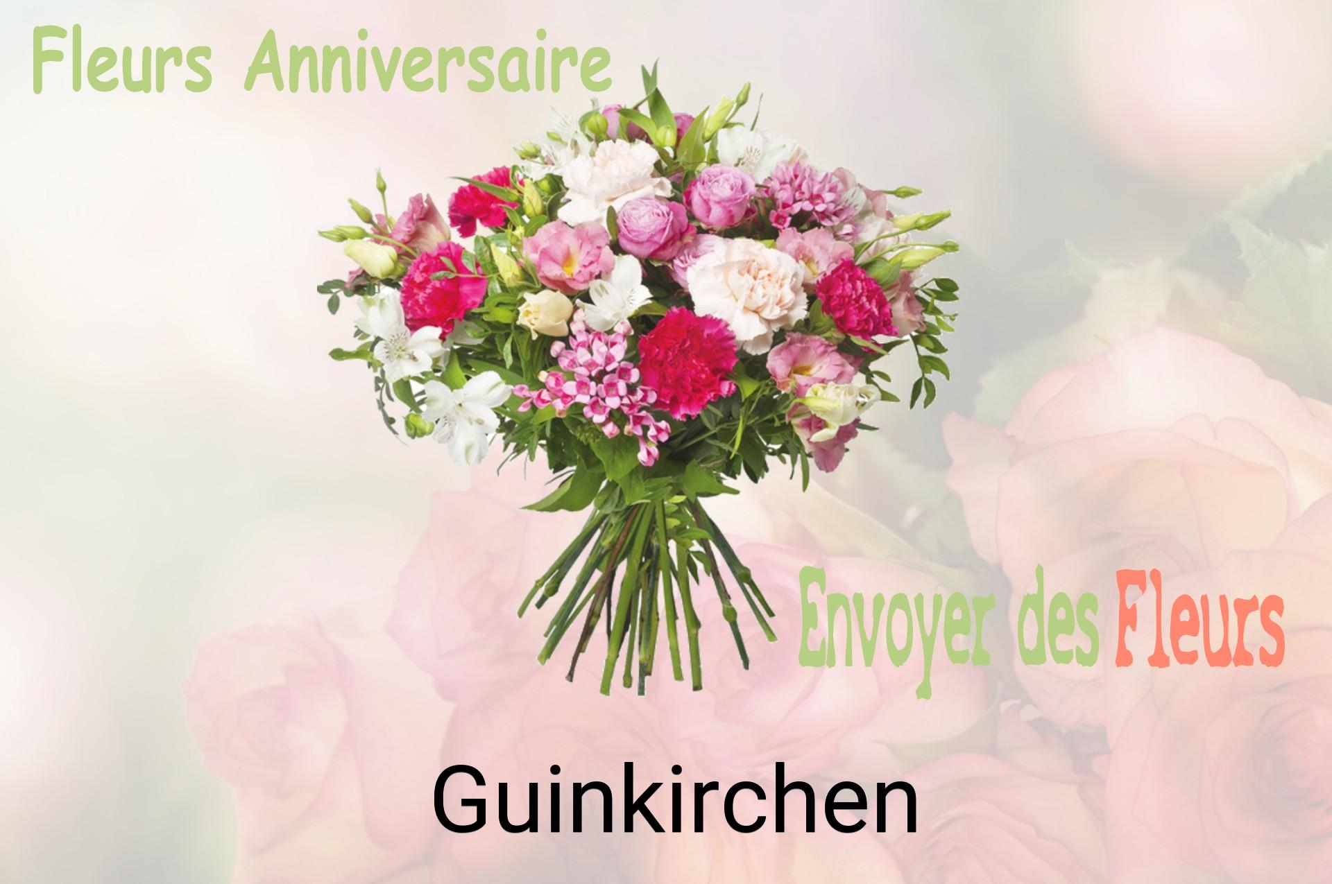 Bouquet de fleurs d’anniversaire livré à Guinkirchen