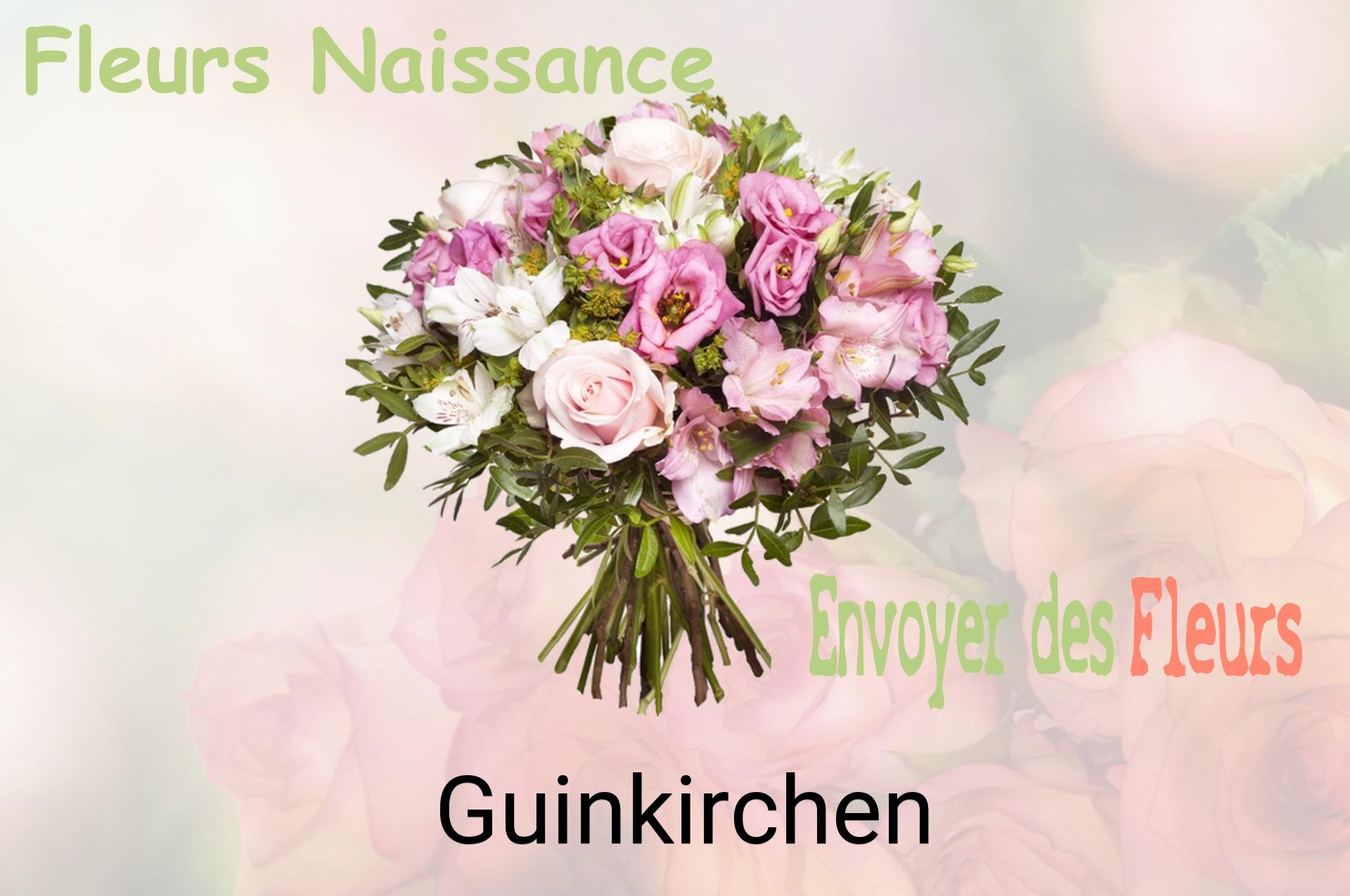 Bouquet de fleurs de naissance livré à Guinkirchen